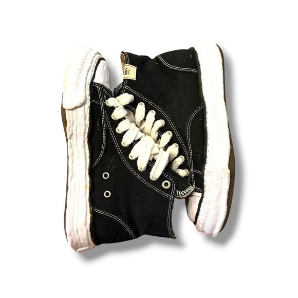 Maison Mihara Yasuhiro MMY Peterson 23 Canvas HighTop Sneakers ‘Black’ | 41(8US) main image 4
